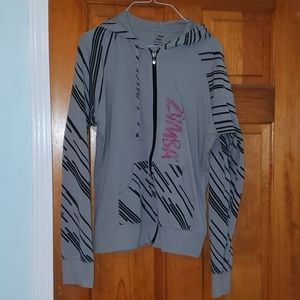 Zumba zip up sweatershirt